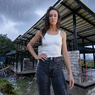 Kaylee in Front of Home
